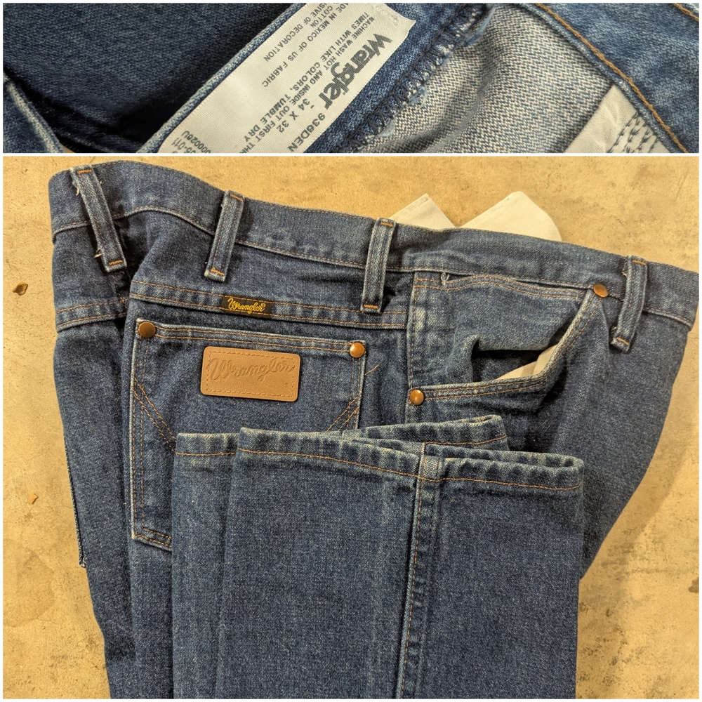Wrangler Men's Classic Indigo Relaxed Jeans